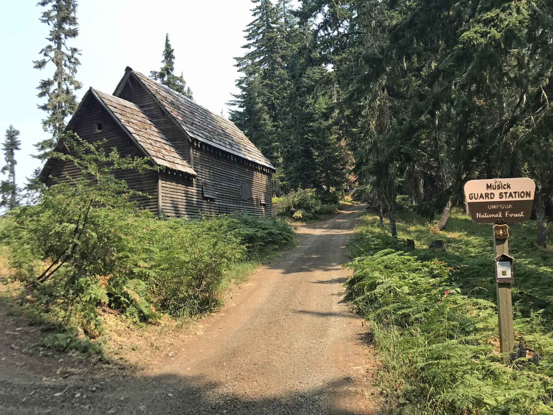 Musick Guard Station - Barn below the cabin