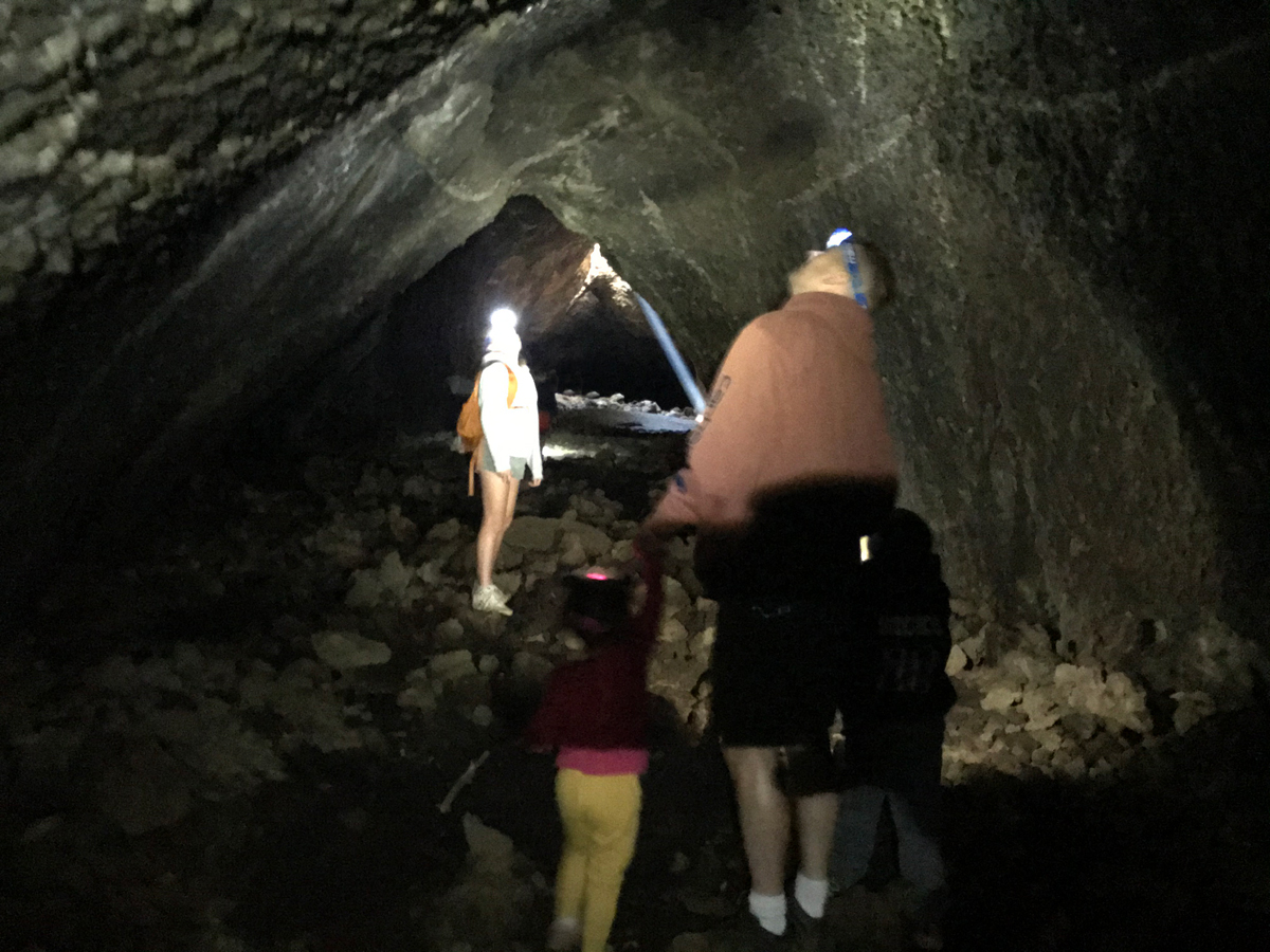 Inside of Skylight Cave